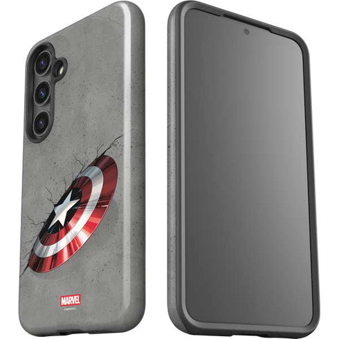 Marvel Captain America Shield Break Galaxy S25 Impact Case